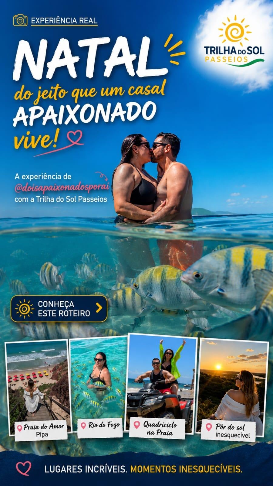 Piscinas Naturais com águas cristalinas 
