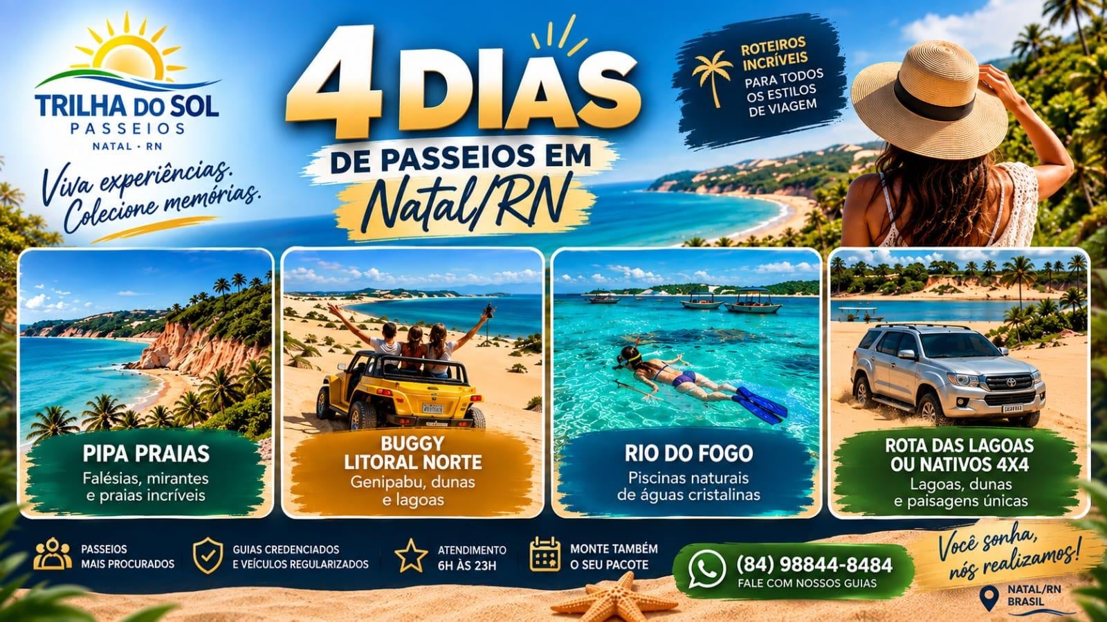 Pacote de 4 dias - OS Mais Escolhidos