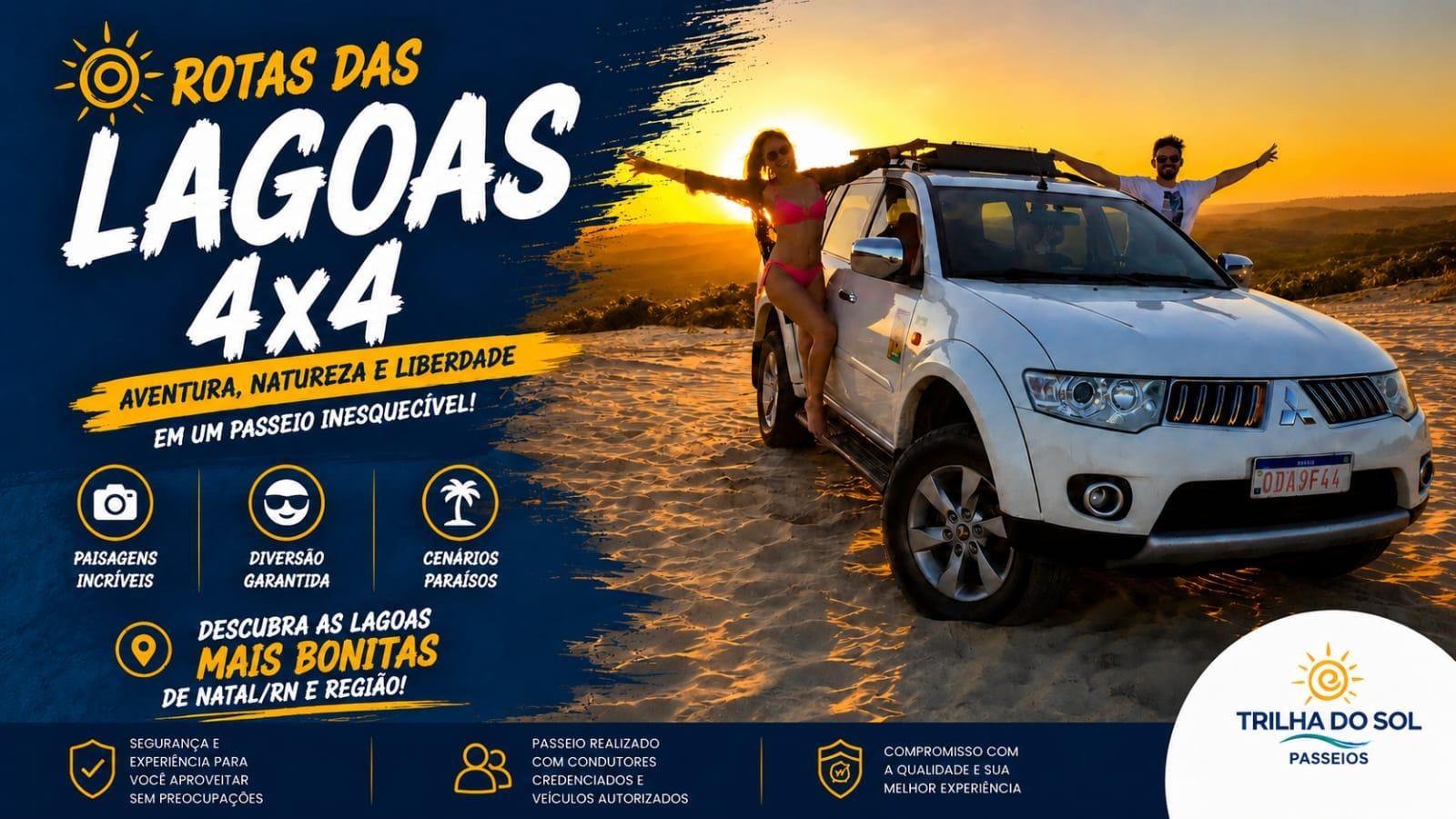 Passeio Rota das lagoas 4x4 - privativo
