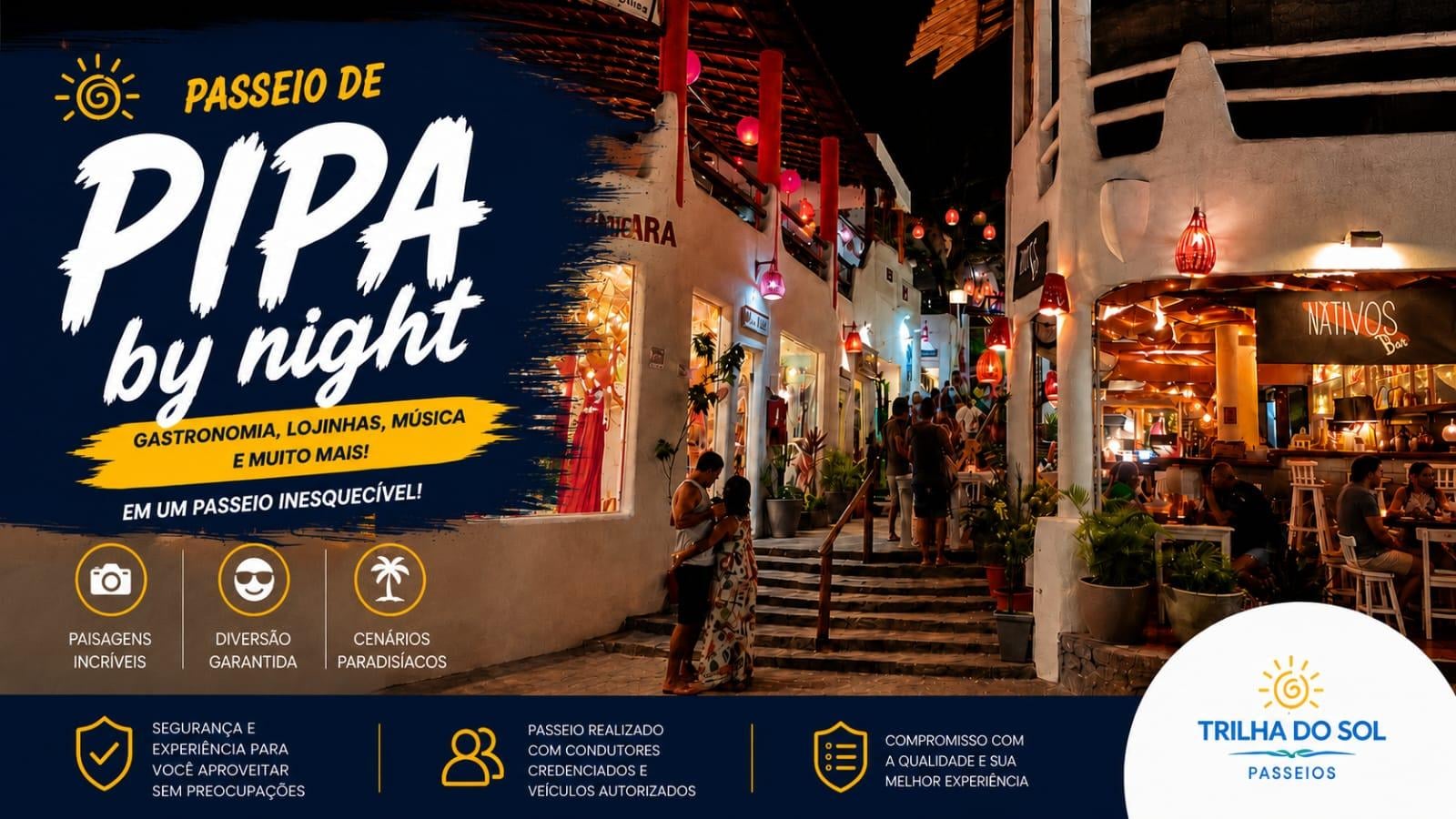 Passeio Pipa By Night - compartilhado