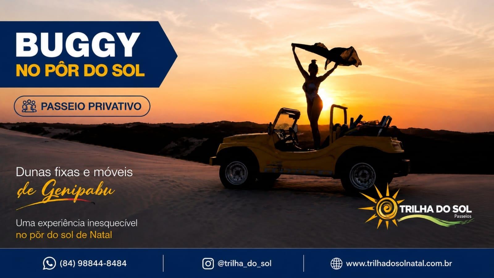 buggy no Pôr do Sol