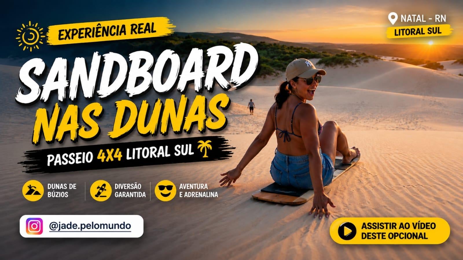 Sandboard - Opcional do passeio de 4x4