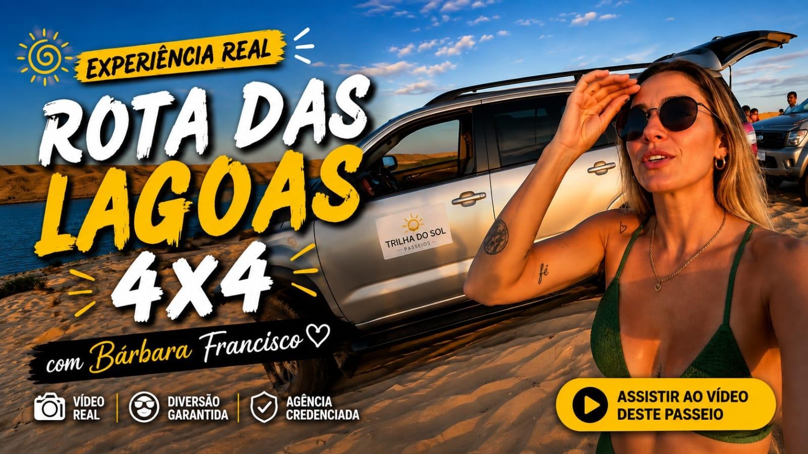 Vídeo - 4x4 Rota das lagoas