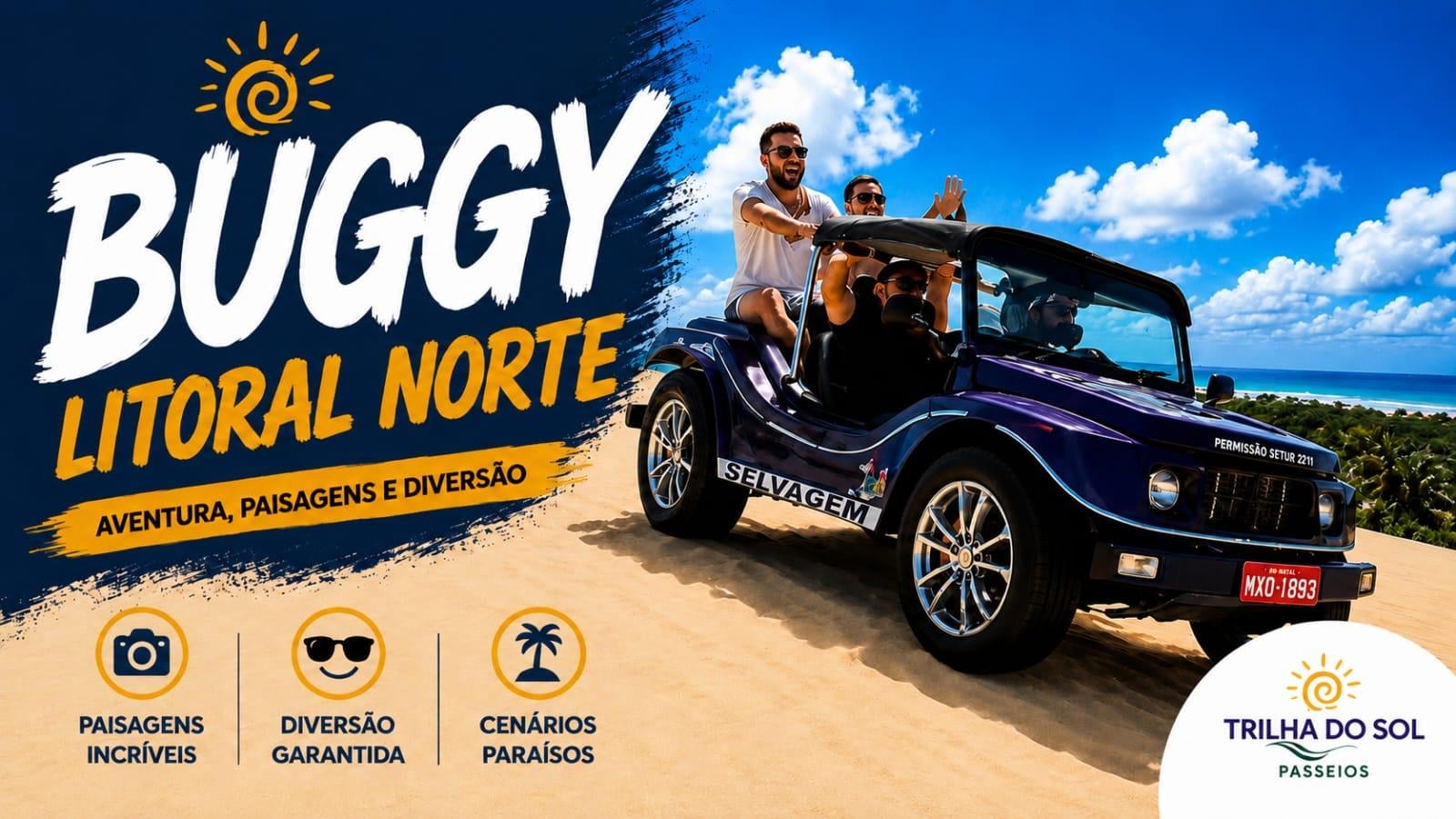 Passeio Buggy Lit. norte privativo